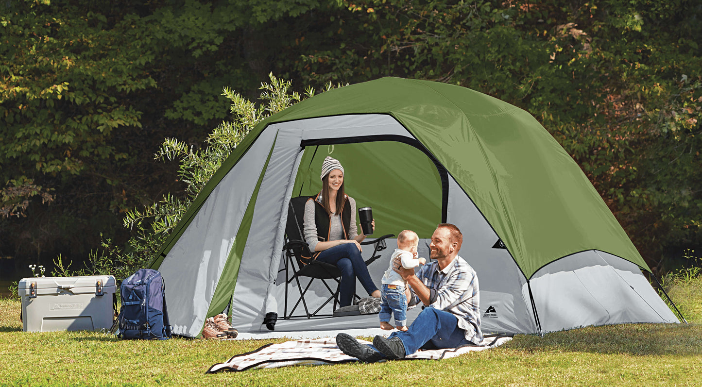 , 12' X 8.5' X 72", 6-Person, Clip & Camp Dome Tent, 14.2 Lbs